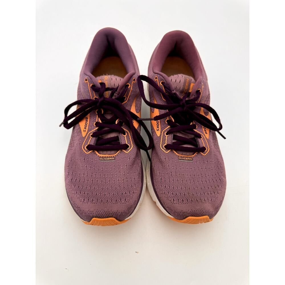 Brooks Women's Running Sneakers in Mauve Purple with Orange Accents